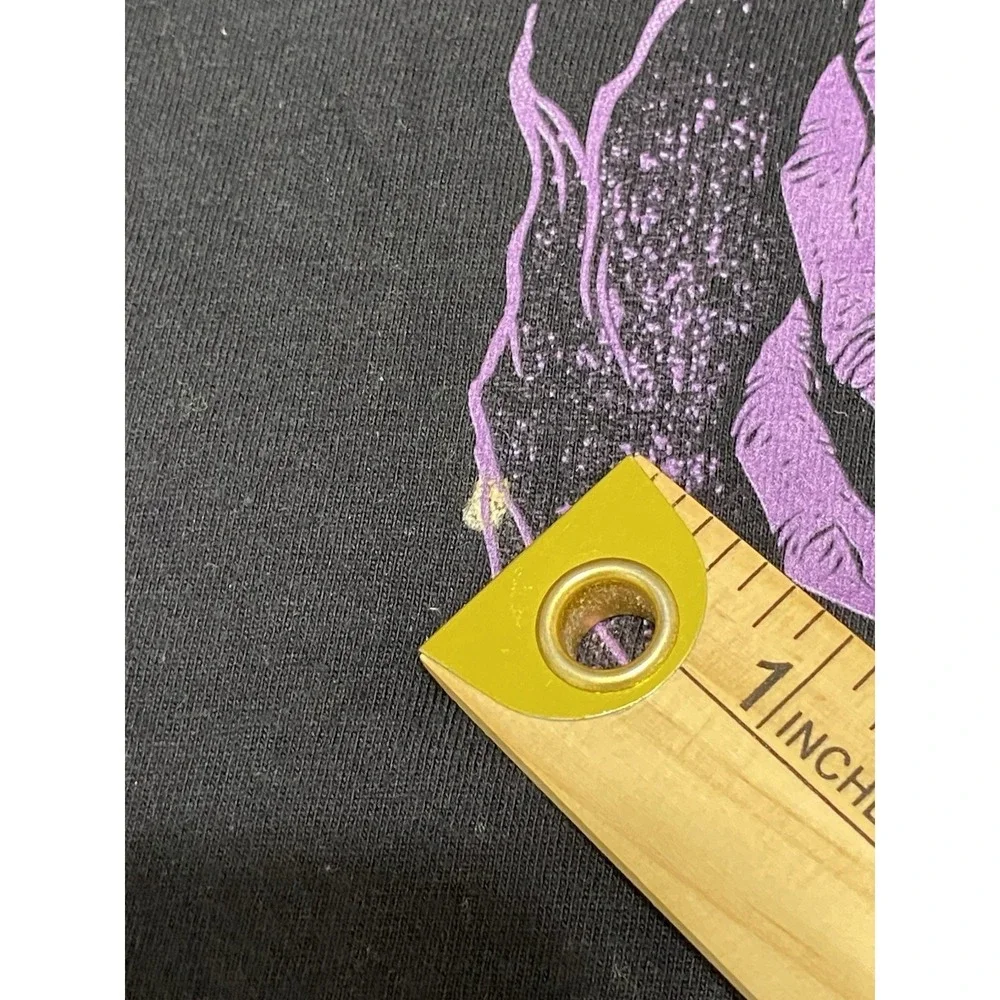 Hyperlite Mens XL Black Purple Skull Graphic‎ T-Shirt Short Sleeve Punk Skater
